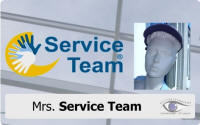 Miterbeiterausweis Serviceteam